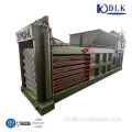 Baler kertas limbah semi-otomatis horizontal hidrolik
